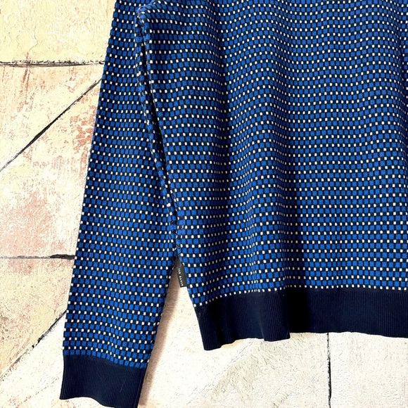 Ted Baker London Malttea Slim Fit Textured Crew Neck Wool Blend Sweater  Size XL - Picture 5 of 15